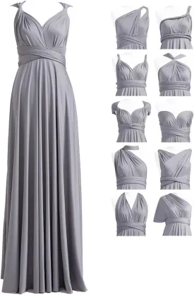 72styles Infinity Dress with Bandeau, Convertible Bridesmaid Dress, Long, Plus Size, Multi-Way Dress, Twist Wrap Dress
