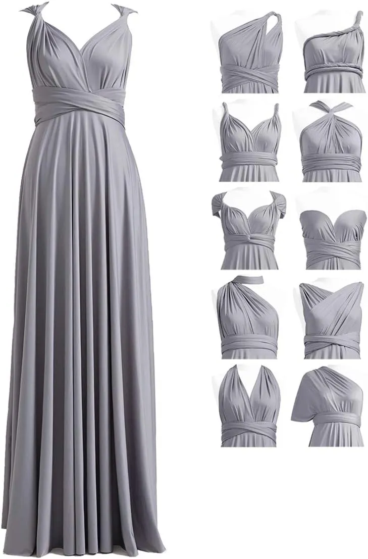 72styles Infinity Dress with Bandeau, Convertible Bridesmaid Dress, Long, Plus Size, Multi-Way Dress, Twist Wrap Dress