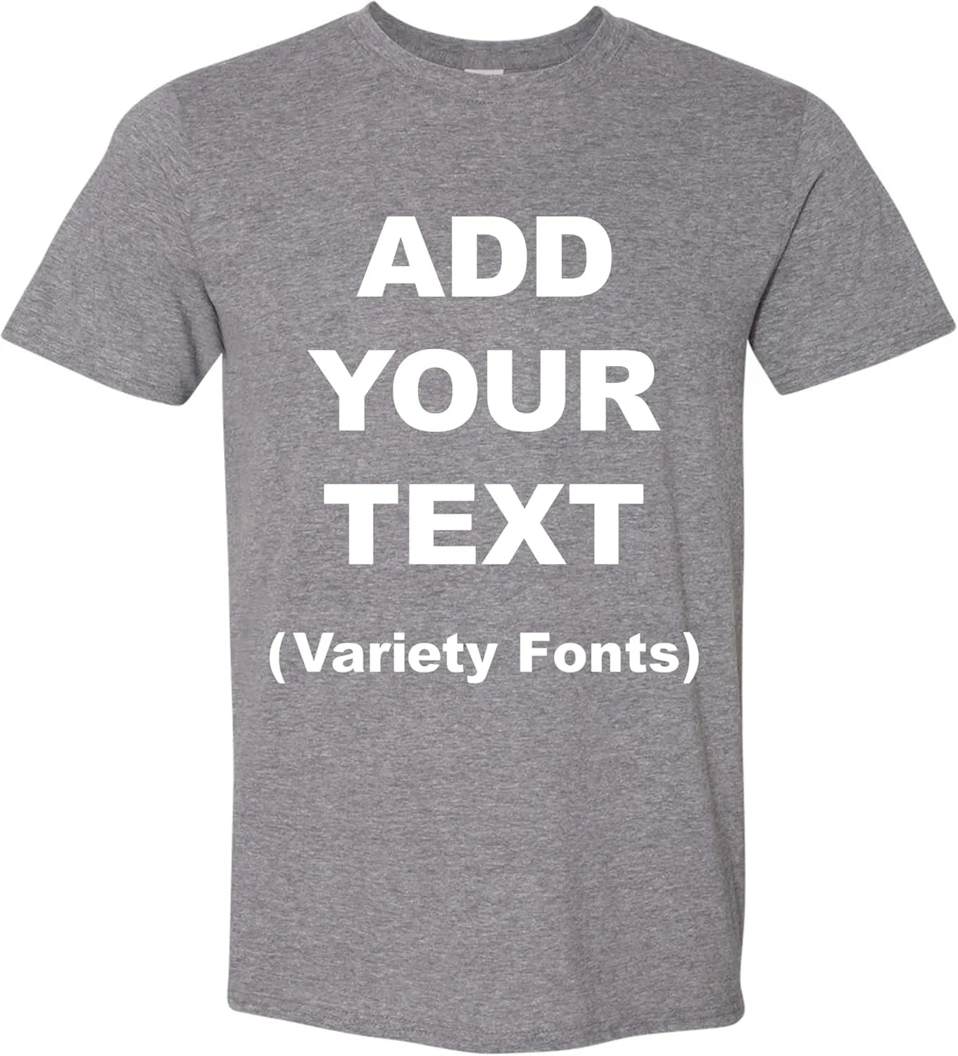 Custom T-Shirt Add Your Text for Men & Women Unisex Personalized Shirt