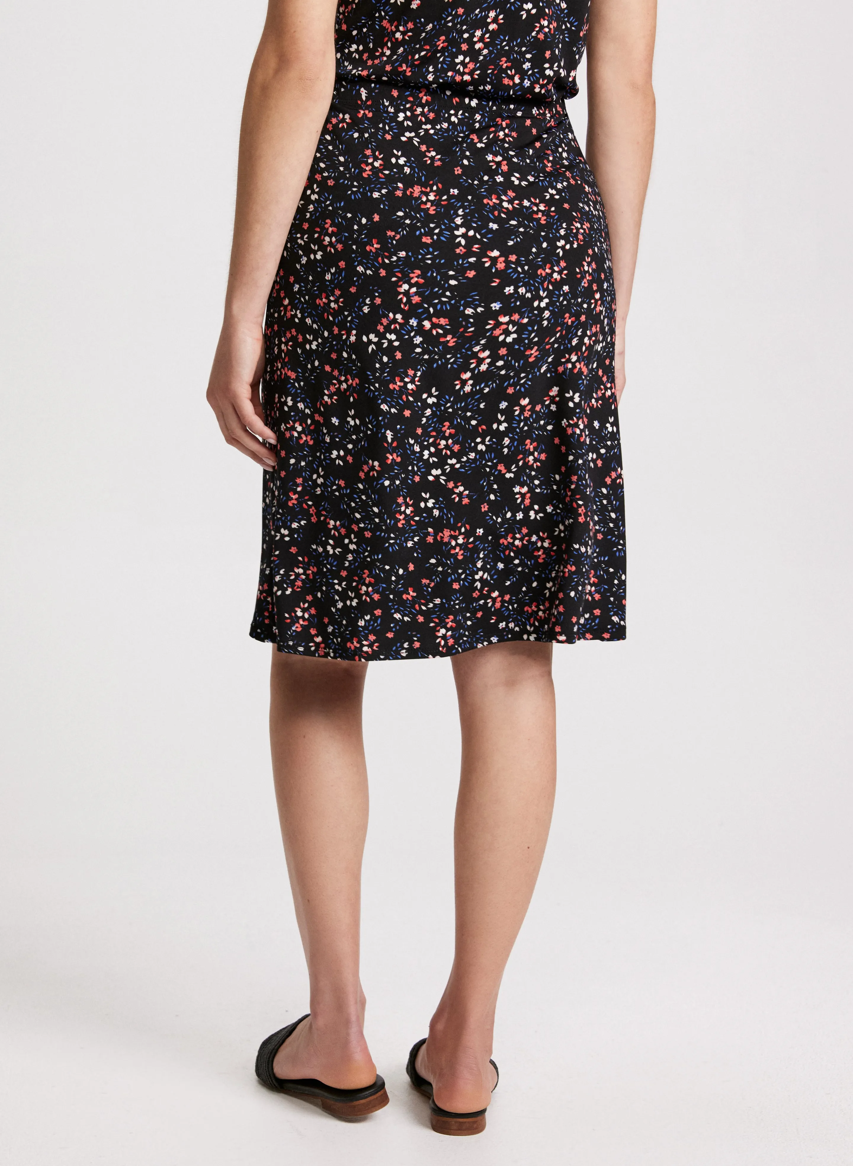 Floral A-Line Skirt