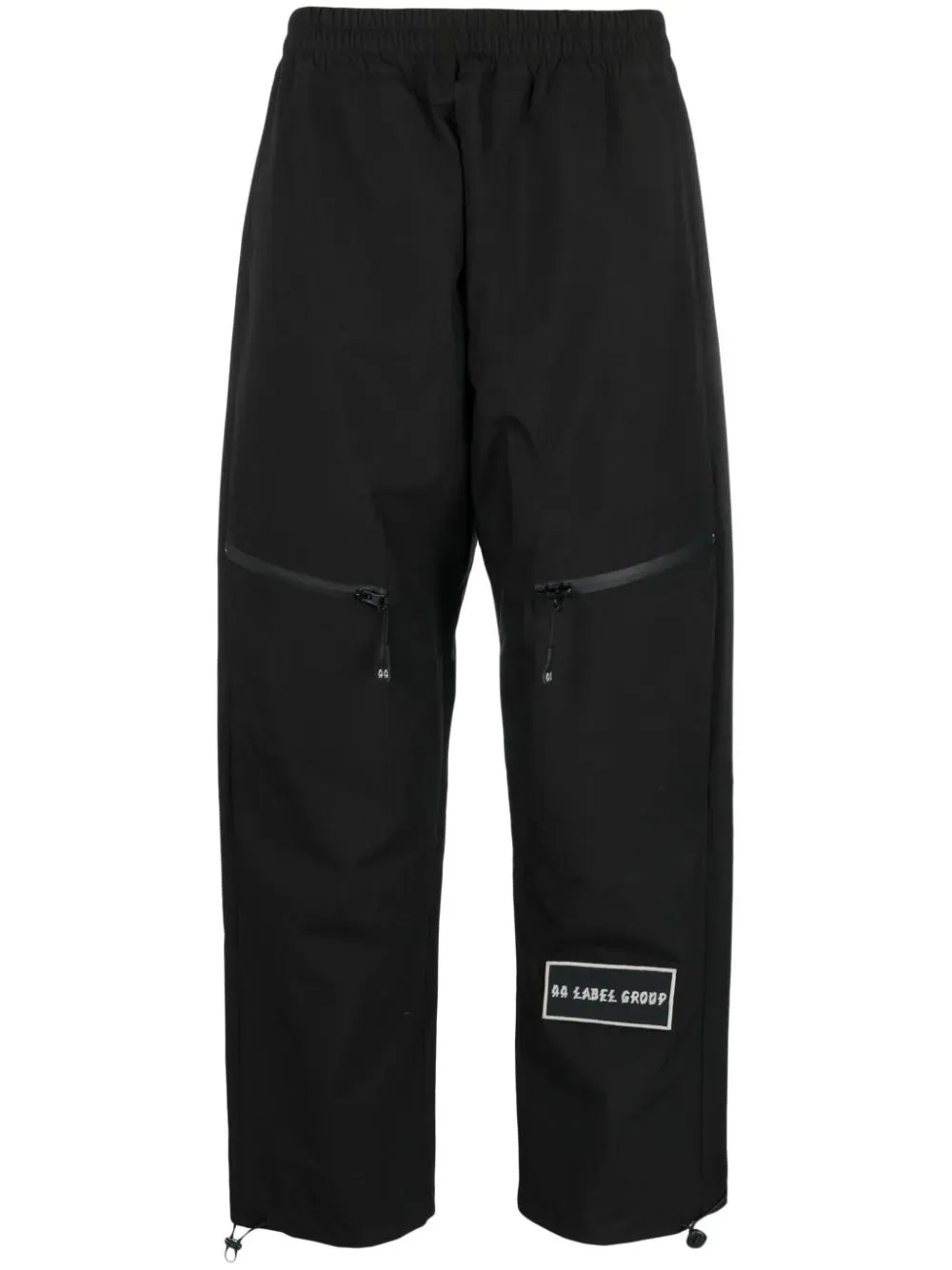 Logo-Patch Straight-Leg Trousers