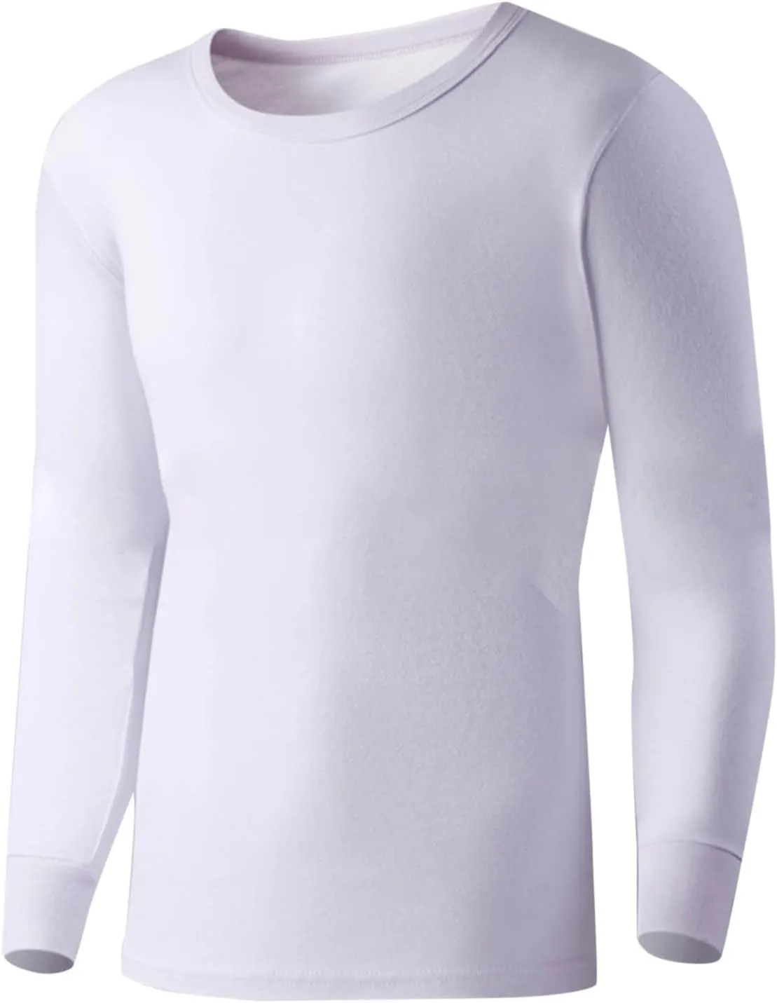 Mens Cotton Base Layer Tops Thermal Warm Shirts Fall Winter Compression Long Sleeve Undershirts for Cold Weather