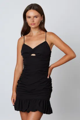 Ruched Mini Dress