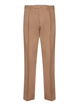 Scilla Crepe Trousers in Beige