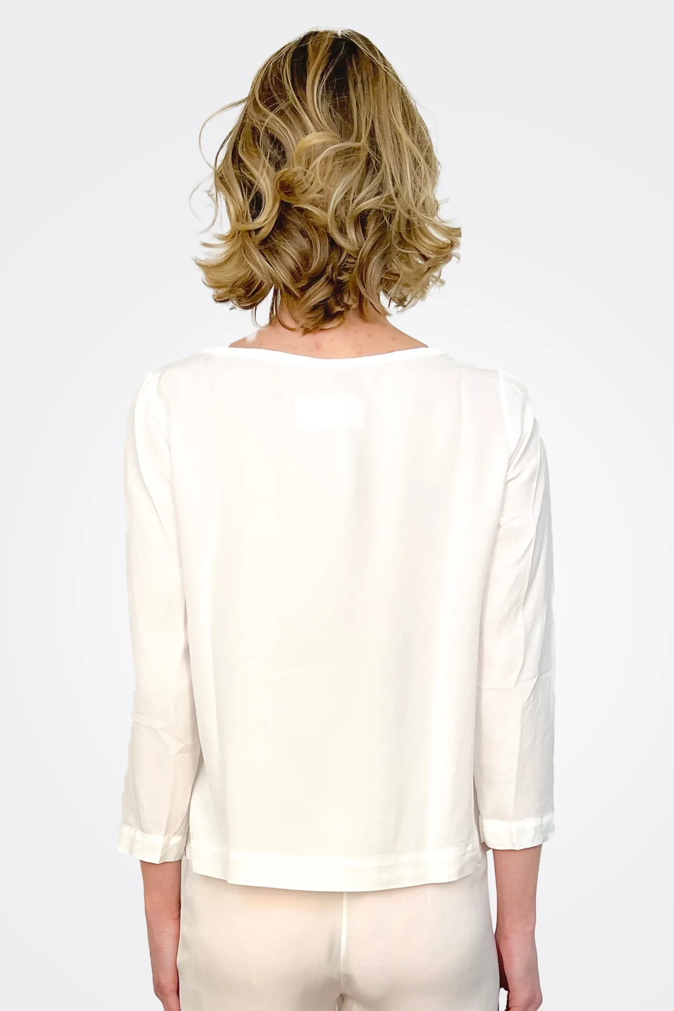 Silk Shirt - White