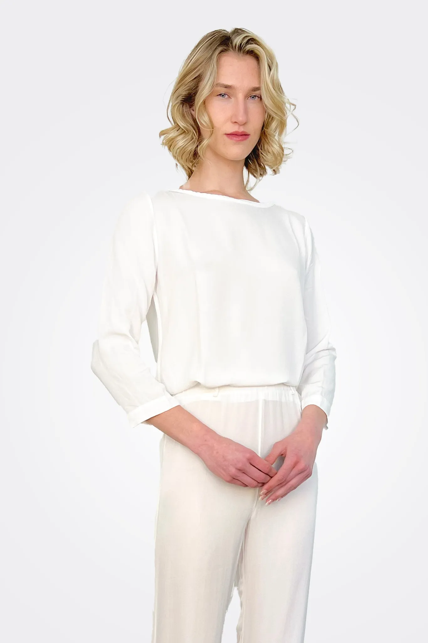 Silk Shirt - White
