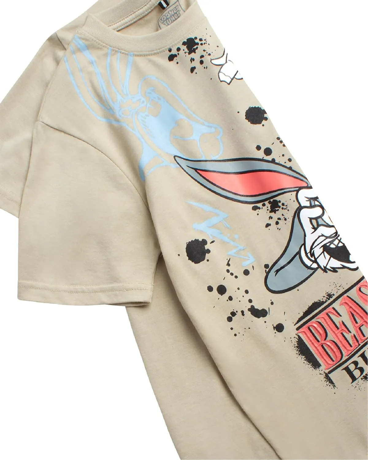 Southpole Boys' Graphic T-Shirts - Looney Tunes Bugs Bunny Tom and Jerry Crewneck Short Sleeve Graphic Tees (Sizes: 8-20)