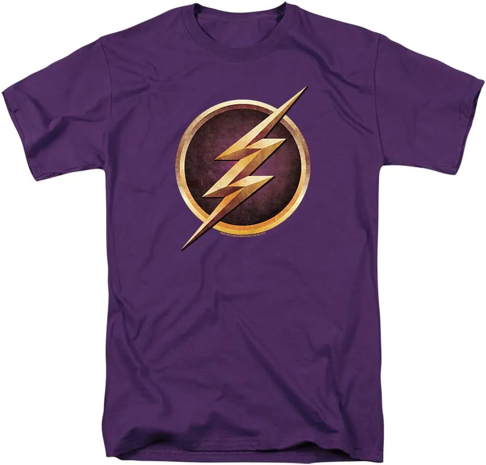 The Flash TV Series Logo Maroon T Shirt
