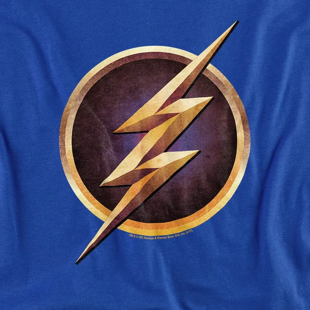 The Flash TV Series Logo Maroon T Shirt