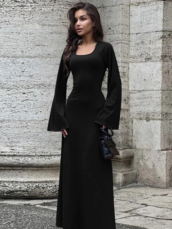 The Helena Long Sleeve Maxi Dress