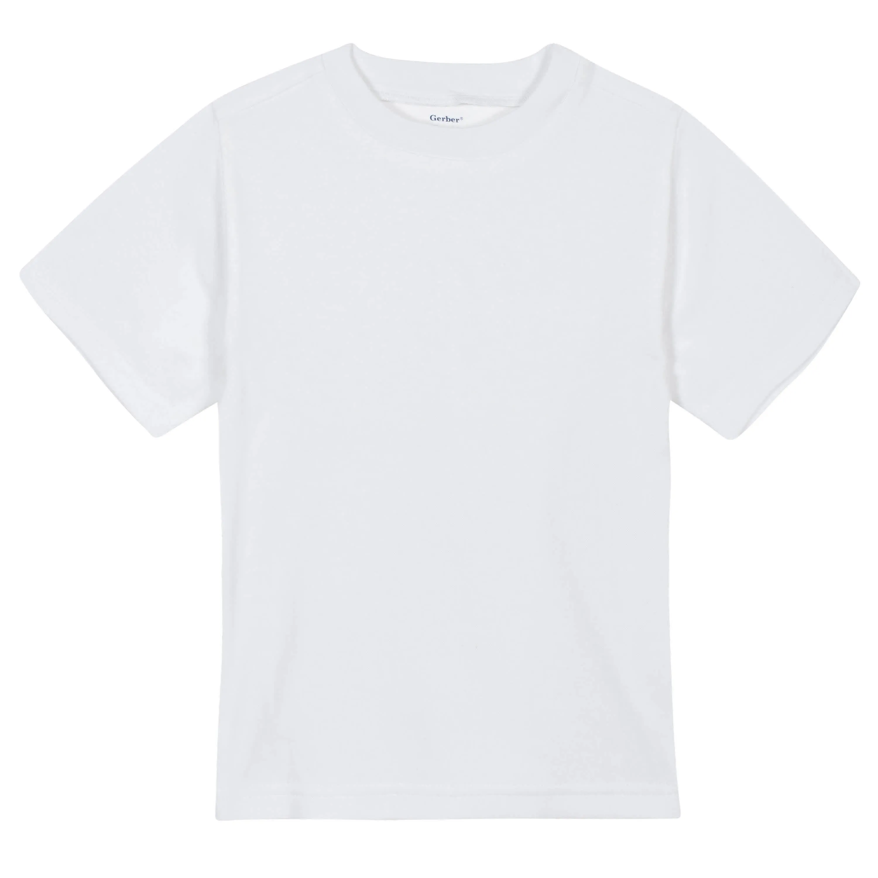 White Classic Short Sleeve Tee Shirt