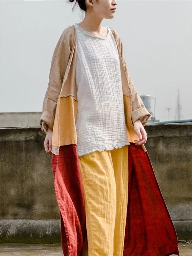 White Fringed Cotton T-shirt