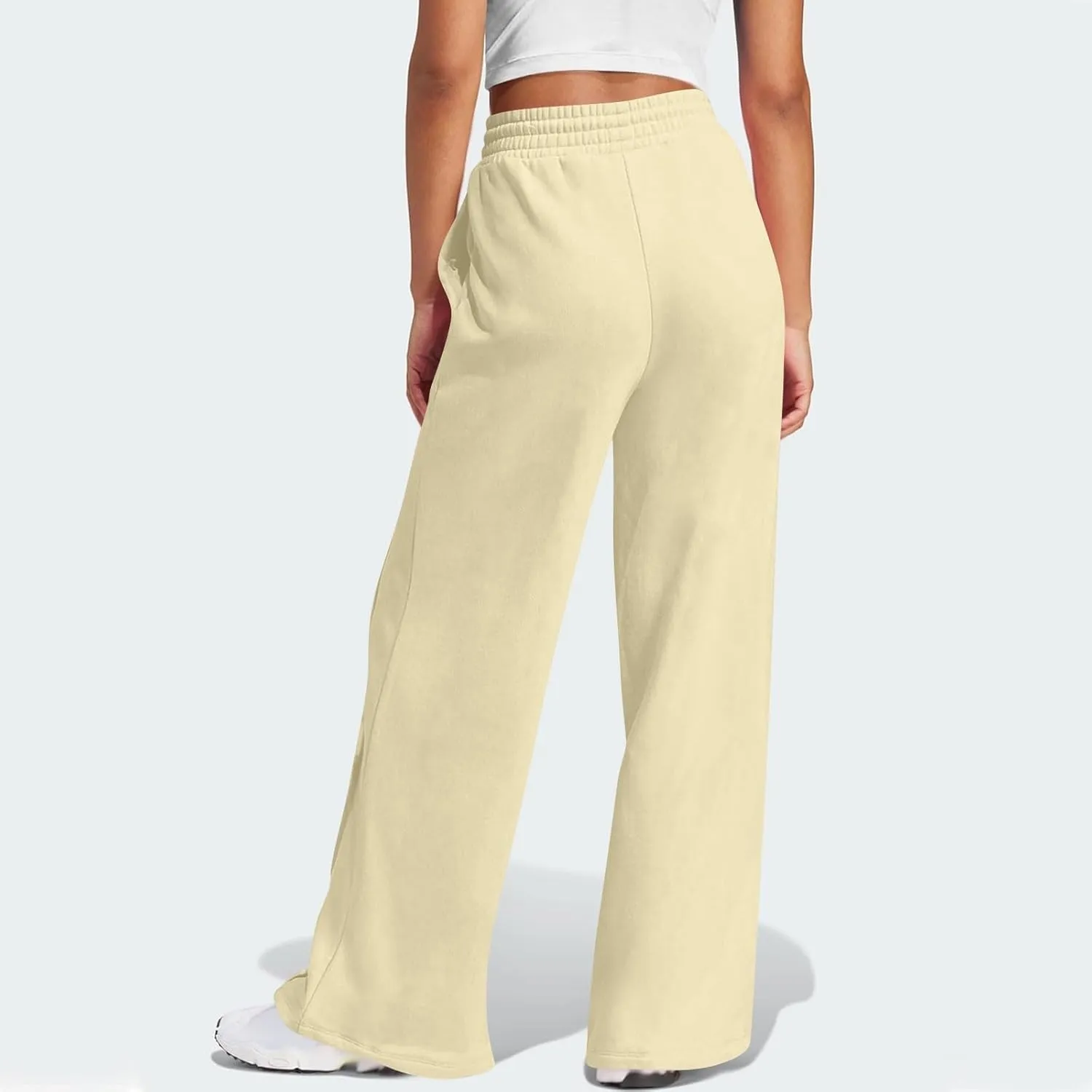 Wide Leg Sweatpants for Women Baggy Comfy Athletic Pants Casual Drawstring High Waisted Track Pants with Pockets